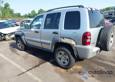2005 Jeep Liberty Sport из США, поврежденный, VIN 1J4GL48K25W695194